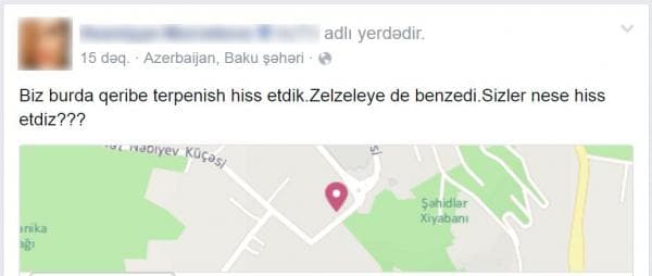 Bakıda müəmmalı gurultu: binalar titrədi - Rəsmi qurumlardan ilk açıqlama