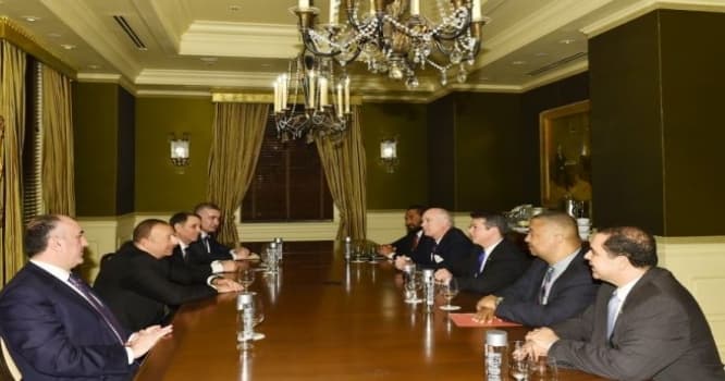 İlham Əliyev ABŞ-ın bir sıra konqresmenləri ilə görüşüb