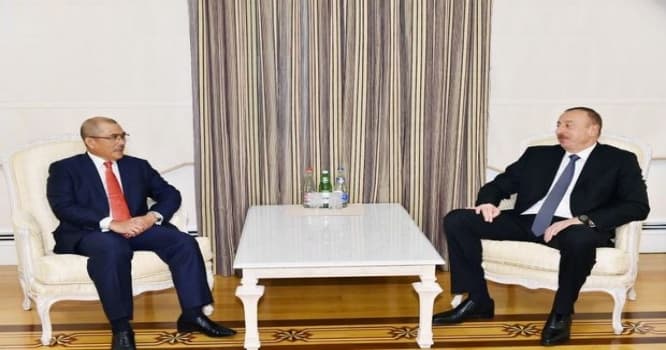 İlham Əliyev Seri Ronald Kiandeeni qəbul edib