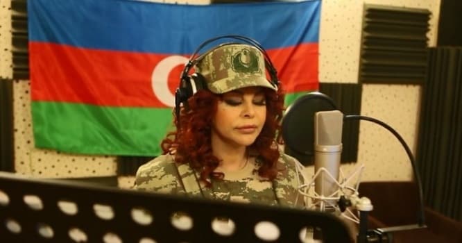 Aygün Kazımova "Əsgər marşı" oxudu - VİDEO