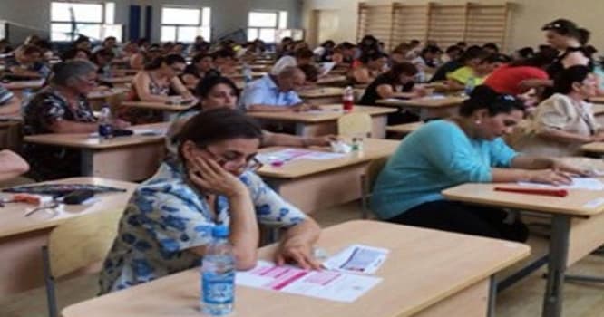 262 müəllim imtahandan kəsildi