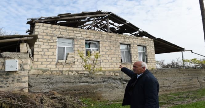 Cəbhə kəndlərində son durum - Video