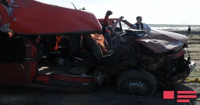 İmişlidə ağır yol qəzası: 2 ölü, 12 yaralı