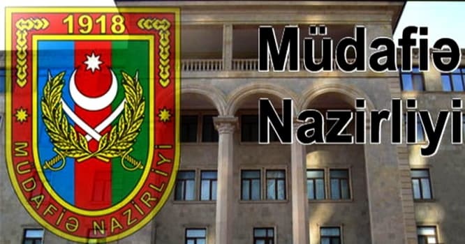 Müdafiə Nazirliyindən Tərtər AÇIQLAMASI