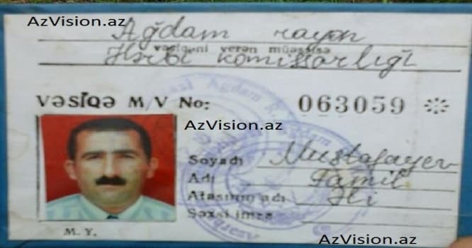 Ağdamda ölən Qarabağ qazisinin FOTOSU