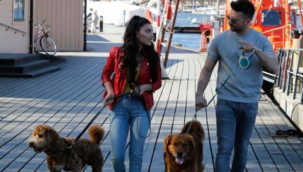 Azərbaycanın “Eurovision” təmsilçisi rus müğənni ilə gəzir - FOTOLAR