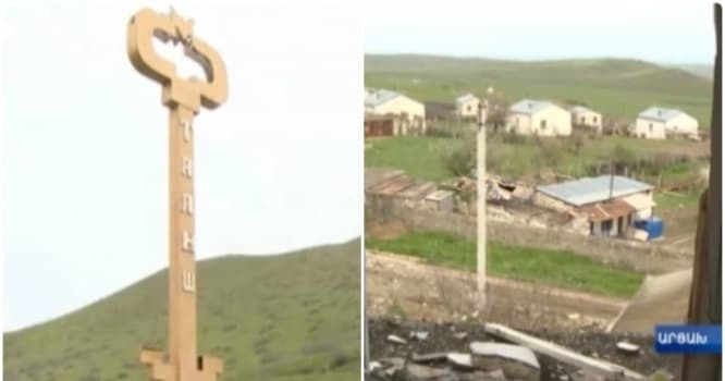 Ermənilərin qaçdığı Talışdan son görüntlər - VİDEO