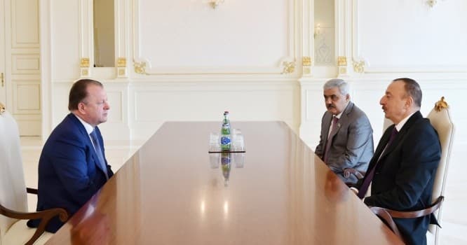 İlham Əliyev federasiya prezidentini qəbul etdi