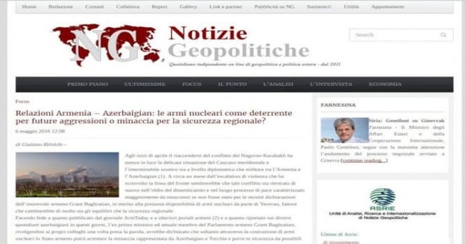 Ermənistanın Azərbaycana nüvə təhdidi İtaliya məbuatında