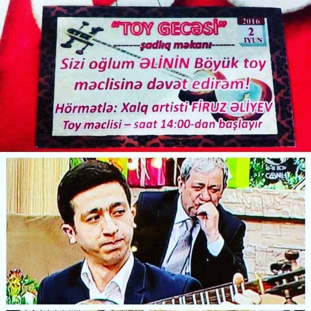 Xalq artisti oğlunu evləndirir - FOTO