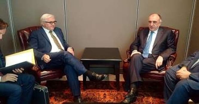 Elmar Məmmədyarov almaniyalı həmkarı ilə görüşüb