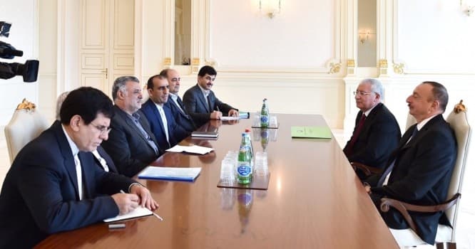 İlham Əliyev iranlı naziri qəbul etdi