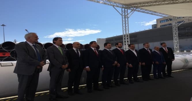 TAP-ın tikintisinə rəsmən başlanıldı - FOTO