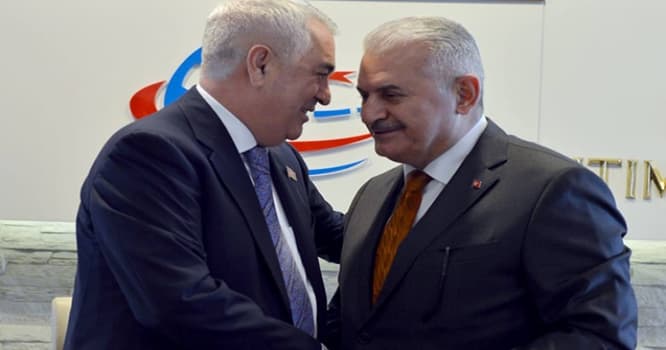 Binəli Yıldırım Cavid Qurbanovla bir arada - FOTOLAR