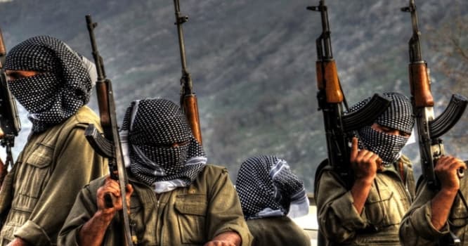 PKK terrorçuları belə vuruldu - VİDEO
