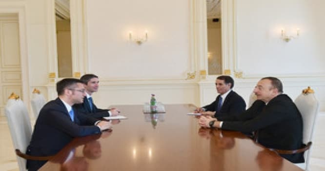 Prezident İlham Əliyev ATƏT PA-nın xüsusi nümayəndəsini qəbul edib