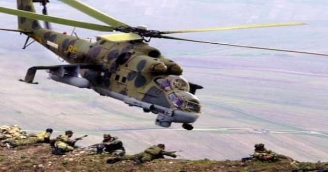 Rusiya İrəvanda hərbi təlimlərə başladı - Helikopterlərini havaya qaldırdı