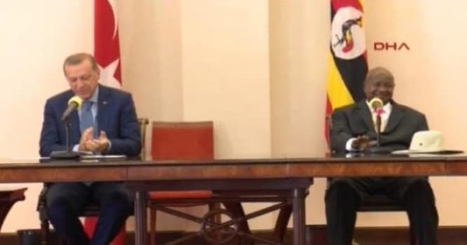 Ərdoğan afrikalı prezidenti atalar sözü ilə güldürdü - Foto Video