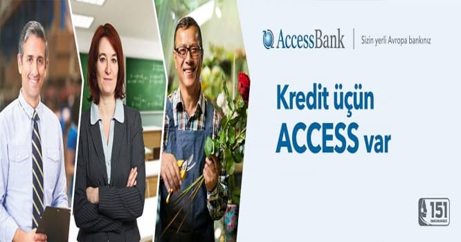 AccessBankdan manatla kredit almaq mümkündür