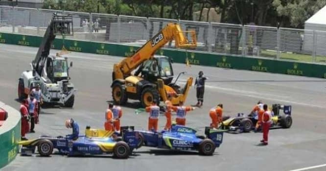 Bakıda növbəti “Formula-1” qəzası - 6 pilot toqquşdu