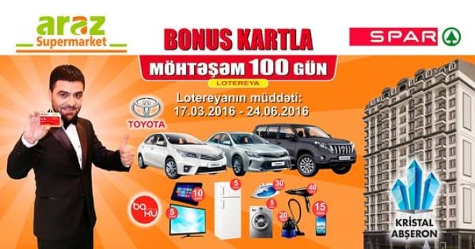"Möhtəşəm 100 gün" lotereyasının finalına saylı günlər qaldı
