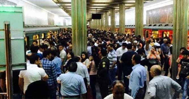 Bakı metrosunda həyəcanlı anlar