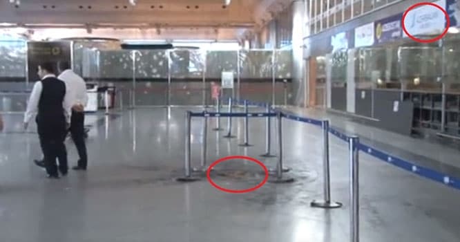 Terrorçu özünü AZAL-ın satış bürosu önündə partlatdı - VİDEO