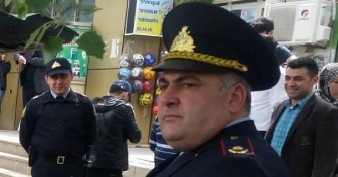 Ramil Usubov yol polisi rəisinin rütbəsini artırdı
