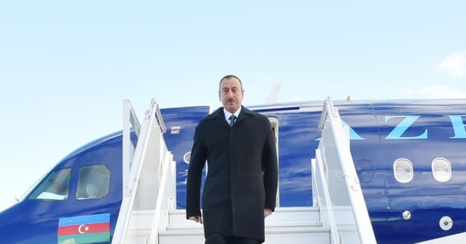 İlham Əliyev Polşaya getdi