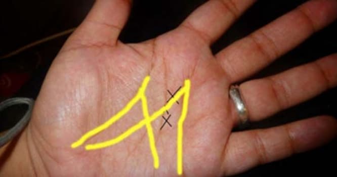 Əlinin içində "M" hərfi olanlar - Yazıya diqqət yetirsin