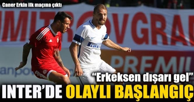 "İnter"in oyunundan sonra olay: "Kişisənsə çölə çıx"