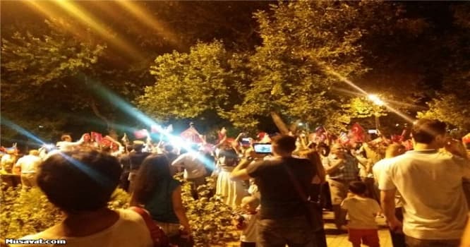 Bakı bulvarında Türkiyəyə dəstək aksiyası - FOTOLAR