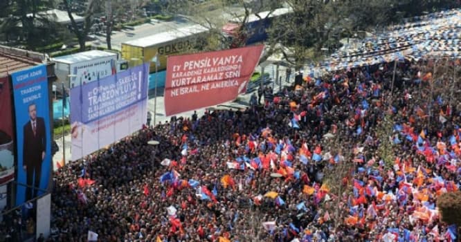Türkiyədə mitinqdə ANS-in bağlanmasından danışıldı - VİDEO
