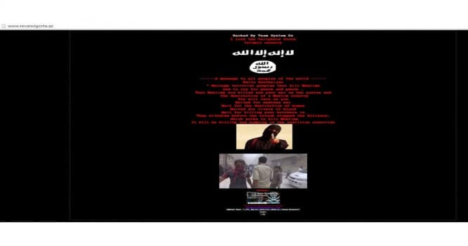 ​İŞİD-in hakerləri Azərbaycan şirkətinin saytına hücum etdi