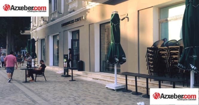 Tarqovuda "Starbucks"a qadağa qoyuldu, turist etiraz etdi - FOTO