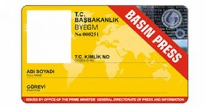 Türkiyədə 330 jurnalistin "sarı kart"ı ləğv edildi
