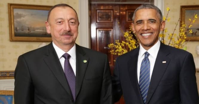 İlham Əliyev Obamanı təbrik etdi