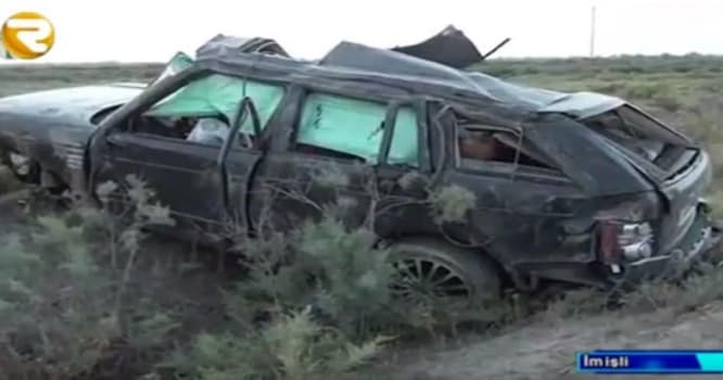 Rəis oğlunun "Range Rover"i qəzadan sonra bu hala düşdü - VİDEO