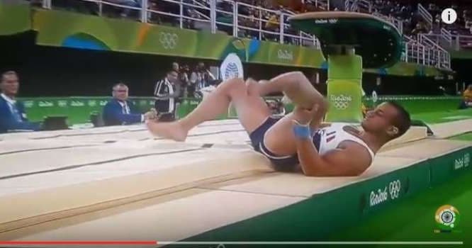 Gimnast “Rio-2016”da ayağını sındırdı - VİDEO (18+)