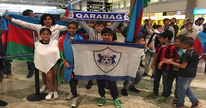 "Qarabağ" İsveçdə coşqu ilə qarşılandı - VİDEO