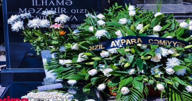 İlhamə Quliyevanın məzarı bu gün - FOTOLAR