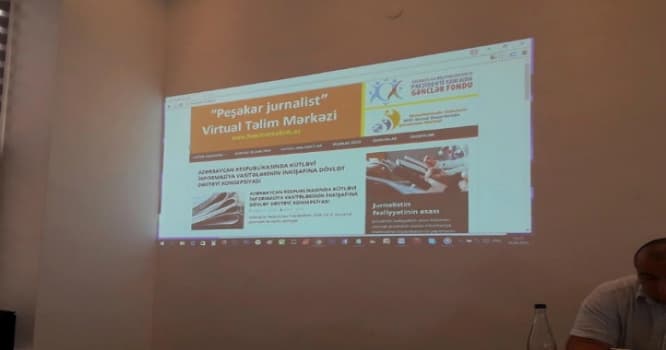 “Peşəkar jurnalist” Virtual Təlim Mərkəzi Gəncədə yekun tədbirini keçirdi - FOTO/VİDEO