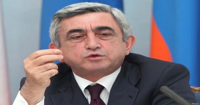 "Hərbi yol yoxdur, siyasi yol var" -Serj Sarkisyan