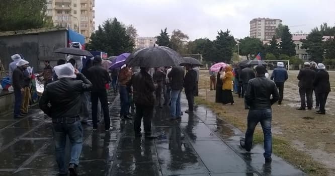 Bakıdakı mitinqdə tutulanlar var