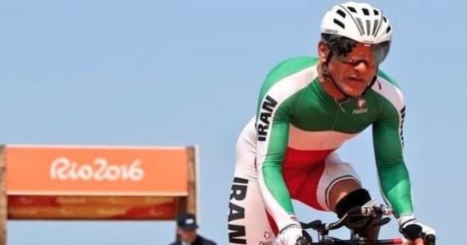 48 yaşlı İran velosipedçisi Paralimpiya Oyunları zamanı öldü - VİDEO