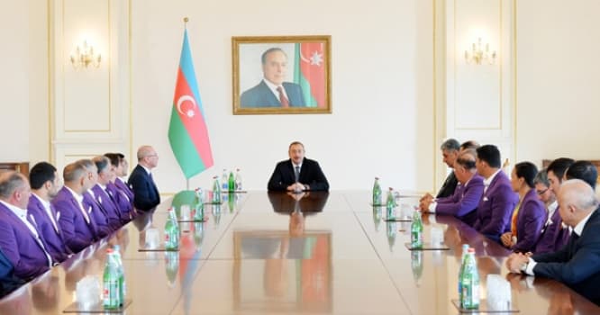 Prezident paralimpiya yığmamızla görüşdü