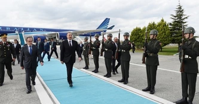 İham Əliyev Türkiyədə - FOTOLAR
