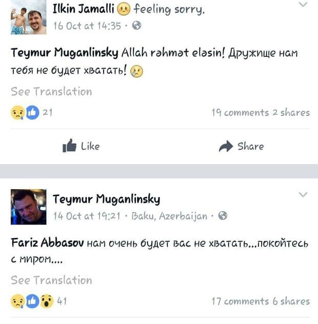 "Facebook" dostunun ölümündən yazdı, iki gün sonra intihar etdi - Bakıda insanlıq dramı