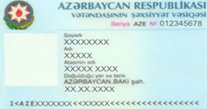 Azərbaycanda şəxsiyyət vəsiqələrində YENİLİK