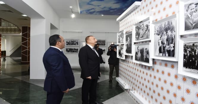 Prezident Ağstafaya getdi - FOTOLAR